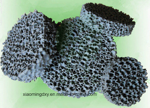 Round Sic Ceramic Foam Filter for Molten Metal Casting